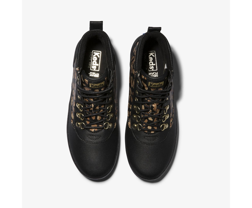 Keds Boots Leopard - Scout II Water-Resistant Canvas w/ Thinsulate™ - Womens VBHSMF-012